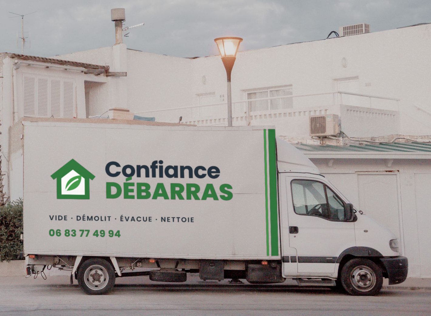 Le camion Confiance Débarras